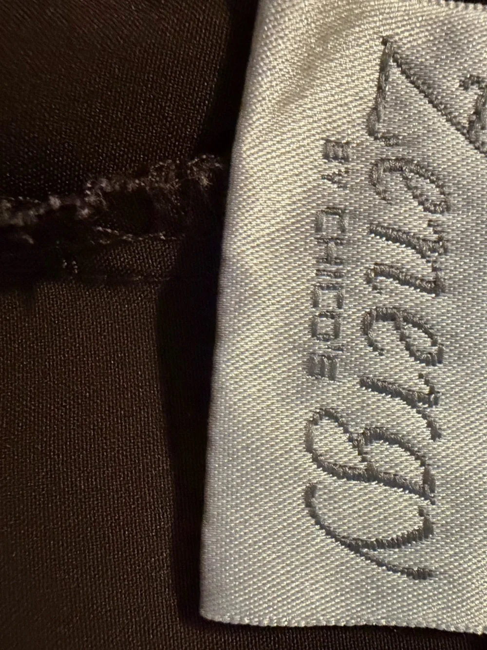 Chico's Zenergy Chocolate Brown Straight Size Zip Active Wear Pants Sz 2R (12R) - Picture 12 of 15